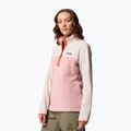 Dámska mikina Columbia Benton Springs 1/2 Snap eraser pink/dark stone/tuscan 4