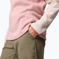 Dámska mikina Columbia Benton Springs 1/2 Snap eraser pink/dark stone/tuscan 6