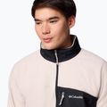 Pánska fleecová mikina Columbia Fast Trek Overlay Full Zip dark stone/black 6