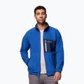 Pánska fleecová mikina Columbia Fast Trek Overlay Full Zip mt blue/coll navy 5