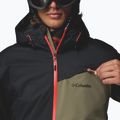 Pánska lyžiarska bunda Columbia Iceberg Point II stone green/black 6
