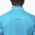Pánska trekingová mikina Columbia Triple Canyon Grid Fleece Full Zip II compass blue heather/black 7