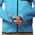 Pánska trekingová mikina Columbia Triple Canyon Grid Fleece Full Zip II compass blue heather/black 9