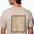 Pánske tričko Columbia CSC Basic Logo Back Tee dark stone linework c badge 5