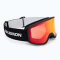 Lyžiarske okuliare Salomon Aksium 2.0 S black/ml mid red