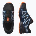 Detské bežecké topánky Salomon Speedcross Waterproof dark navy/dark blue/red orange 8