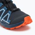 Detské bežecké topánky Salomon Speedcross Waterproof dark navy/dark blue/red orange 7