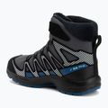 Detské turistické topánky Salomon XA Pro V8 Winter Waterproof turbulence / black / dark blue 3