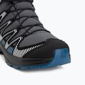 Detské turistické topánky Salomon XA Pro V8 Winter Waterproof turbulence / black / dark blue 7