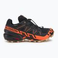 Pánske bežecké topánky Salomon Speedcross 6 GTX black/shocking orange/white pepper 2