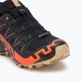 Pánske bežecké topánky Salomon Speedcross 6 GTX black/shocking orange/white pepper 7