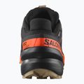 Pánske bežecké topánky Salomon Speedcross 6 GTX black/shocking orange/white pepper 4