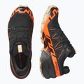 Pánske bežecké topánky Salomon Speedcross 6 GTX black/shocking orange/white pepper 6