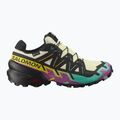 Dámske bežecké topánky Salomon Speedcross 6 GTX transparent yellow/black/waterfall 8