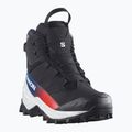 Pánske turistické topánky Salomon Crosstrak Powder WP Equipe black/black 2