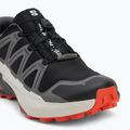 Pánske bežecké topánky Salomon Speedcross Peak GTX black/castlerock/cherry tomato 7