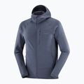 Pánska trekingová mikina Salomon Essential Lightwarm Hoodie blue nights 7