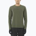 Pánske tričko longsleeve Salomon Trackline grape leaf