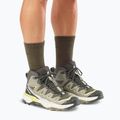 Pánske trekingové topánky Salomon X Ultra 360 Edge Mid GTX olive night/aloe 7