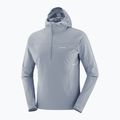 Pánska bežecká bunda Salomon Sense Aero Hybrid Half Zip Hooded trade winds 7