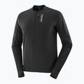 Pánska bežecká mikina Salomon Ultra Fleece Deep Black 8