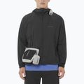 Pánska vetrovka Salomon Outwind Full Zip deep black