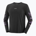 Pánske bežecké tričko longsleeve Salomon Shakeout Core deep black 3