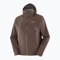 Pánska bežecká bunda Salomon Bonatti Waterproof coffee bean 7
