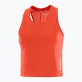 Dámske bežecké tričko Salomon Sense Aero Short Tank fiery red 4