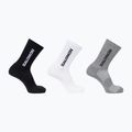 Ponožky Salomon Everyday Lite Crew 3 pack black/white/frost gray