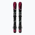 Detské zjazdové lyže + viazanie Salomon QST Jr Black XS + C5 GW black/neon punch 2