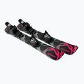 Detské zjazdové lyže + viazanie Salomon QST Jr Black XS + C5 GW black/neon punch 4