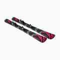 Detské zjazdové lyže + viazanie Salomon QST Jr Black S + C5 GW black/neon punch 4