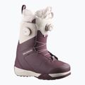 Dámske snowboardové topánky Salomon Kiana Dual Boa W huckleberry/dawn pink/almond milk