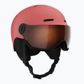 Detská lyžiarska prilba Salomon Orka Visor Jr S2 sun kissed coral