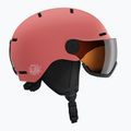 Detská lyžiarska prilba Salomon Orka Visor Jr S2 sun kissed coral 3
