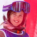 Detská lyžiarska prilba Salomon Equipe Fis + Chinguard Jr white/race blue 6