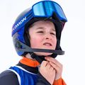 Detská lyžiarska prilba Salomon Equipe Fis + Chinguard Jr black/flames 6