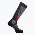 Lyžiarske ponožky Salomon S/Pro Anthracite/Medium Grey/Fiery Red