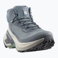 Dámske turistické topánky Salomon Genesis Mid GTX grisaille/green milieu