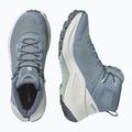 Dámske turistické topánky Salomon Genesis Mid GTX grisaille/green milieu 3