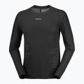 Pánske bežecké tričko longsleeve Salomon Sense Aero GFX Tee LS deep black/black beauty 4