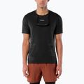 Pánske bežecké tričko Salomon Sense Aero GFX Tee SS deep black/black beauty