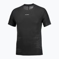 Pánske bežecké tričko Salomon Sense Aero GFX Tee SS deep black/black beauty 4