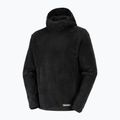 Pánska fleecová mikina Salomon Thernova Fleece Hoodie deep black 6