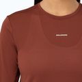 Dámske bežecké tričko longsleeve Salomon Shakeout Core LS Tee burnt umber 3