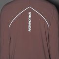 Pánska bežecká mikina Salomon Sense Aero Hybrid Half Zip Hooded antler 7