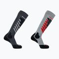 Lyžiarske ponožky Salomon S/Access 2-Pack anthracite/light grey