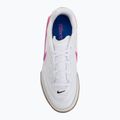 Detské futbalové kopačky Nike Tiempo Streetgato Jr white/pink blast/racer blue 5