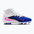Detské futbalové kopačky Nike Phantom 6 High Club FG/MG racer blue/white/pink blast 8